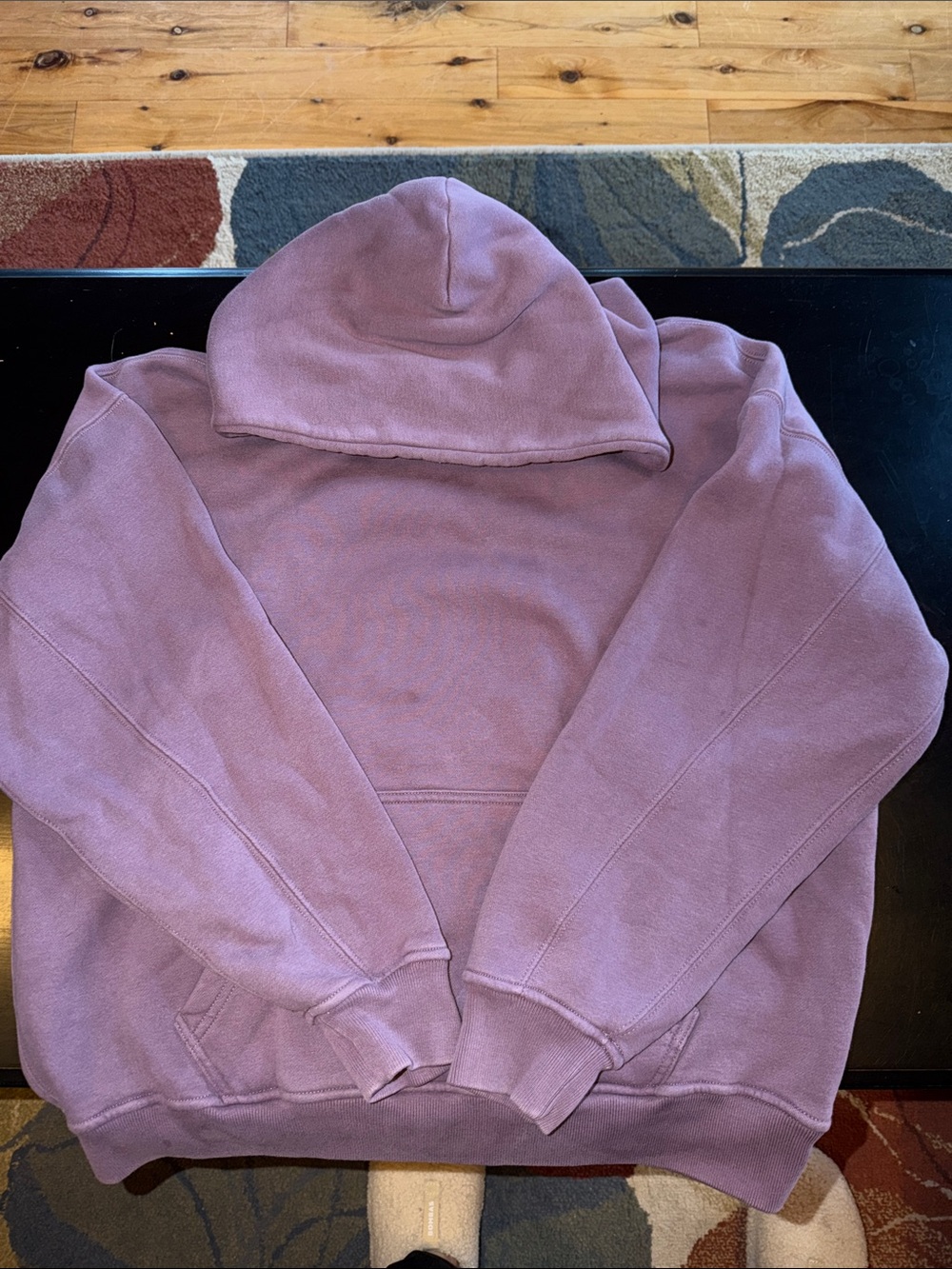Abercrombie & Fitch Essentials Hoodie Purple